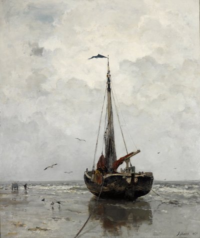 Fishing Boat by Jacob Henricus or Hendricus Maris